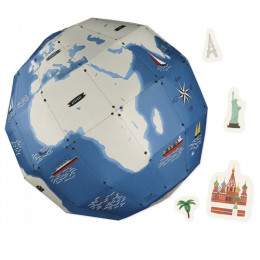 Globe terrestre 3D à assembler - à partir de 7 ans