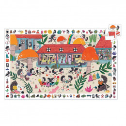 Puzzle observation - L'école des hérissons
