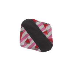 Serviette hygiénique lavable Minky - absorbant gris - Pastèques