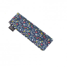 Mini trousse - 8 x 23 cm - Bleu canard