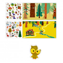 Histoires de stickers - La forêt magique