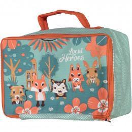 Valisette / vanity case en coton BIO - Local heroes