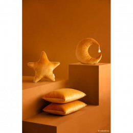 Coussin Aristote velvet - Farniente yellow