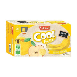 Cool Fruits - Pomme Banane - 12 gourdes