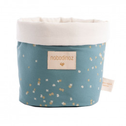 Panier Panda small - Gold confetti & Magic green