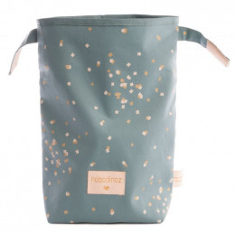Sac à déjeuner Too cool - Gold confetti & Magic green