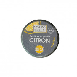 Dentifrice en poudre Bio au charbon - Citron - 30 g