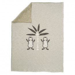 Couverture berceau en tricot - Pinguin