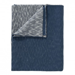 Couverture en tricot Giraf indigo