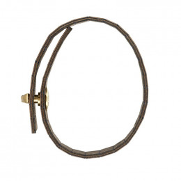 Bracelet en bois Gea Nut Black Gold