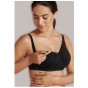 Soutien-gorge d’allaitement à armatures GelWire™ sans coutures - Noir Deluxe