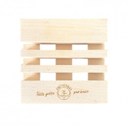 Porte savon en bois