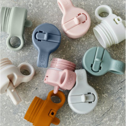 Bouchon avec paille et brosse pour gourde Anker - Sandy