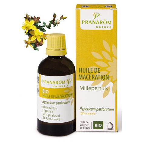 Huile de macération au Millepertuis BIO - 50 ml Huile de macération au Millepertuis BIO - 50 ml