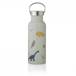 Gourde isotherme Neo - Dino dove blue mix - 500 ml