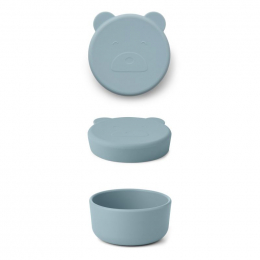 Boîte à collations Carrie - Mr bear sea blue