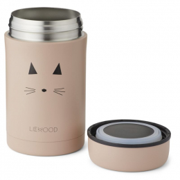 Pot alimentaire thermique Bernard - Cat rose