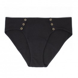 Culotte menstruelle à pressions - Légère - Noire