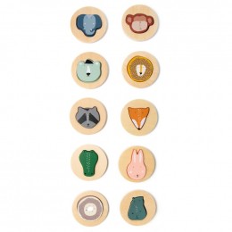 Jeu d'associations en bois