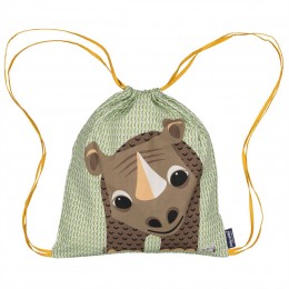Sac d'activités enfant en coton BIO - Bébé rhino