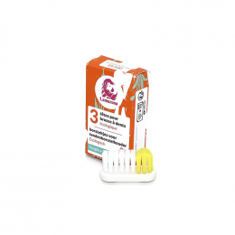 3 têtes de rechange pour brosse à dents en bioplastique