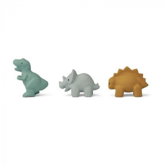 Set de 3 jouets de bain David - Dino blue multi mix