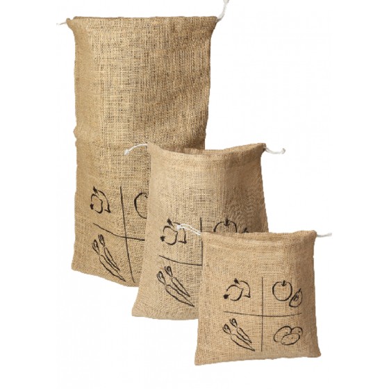 Sac en jute pour fruits et légumes - S Sac en jute pour fruits et légumes - S