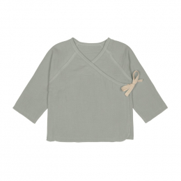 Kimono en mousseline - coton biologique - olive
