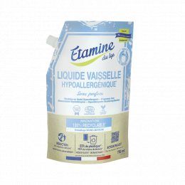 Liquide vaisselle hypoallergénique - Sans parfum - 750 ml