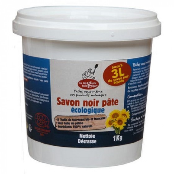 Savon noir en pâte écologique - Huile de tournesol - 1kg Savon noir en pâte écologique - Huile de tournesol - 1kg