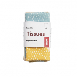 5 mouchoirs en flanelle - Blue Sprinkle