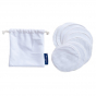 Lot de 8 coussinets d'allaitement lavables en coton BIO