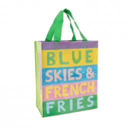 Petit cabas en matériaux recyclés - Blue skies & French Fries