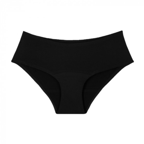 Shorty menstruel Séléné pour flux moyen - Noir Shorty menstruel Séléné pour flux moyen - Noir