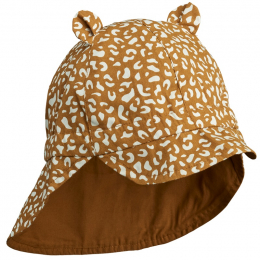 Chapeau de soleil réversible Gorm - Mini leo & Golden caramel