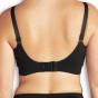 Soutien-gorge d'allaitement sans couture en coton organic BIO - Noir