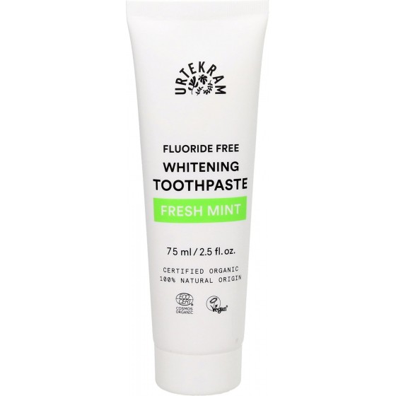 Dentifrice blancheur BIO sans fluor - Menthe fraîche - 75 ml Dentifrice blancheur BIO sans fluor - Menthe fraîche - 75 ml
