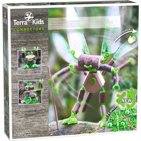 Terra Kids set de construction Connectors - Kit Héros de la forêt