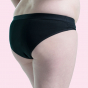 Culotte menstruelle Sporty pour flux abondant - Noir