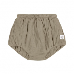 Bloomer en mousseline - coton biologique - olive