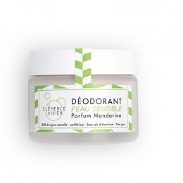 Baume déodorant naturel pour peaux sensibles - Mandarine - 50 g