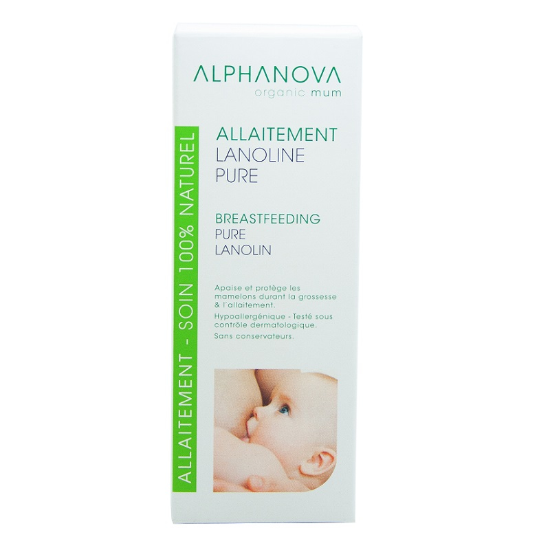 Alphanova - Lanoline pure - allaitement - 40 ml - Sebio
