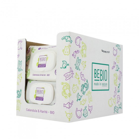 Lingettes écologiques pour bébé - légèrement parfumées - Actifs bio - 8X72 lingettes Lingettes écologiques pour bébé - légèrement parfumées - Actifs bio - 8X72 lingettes
