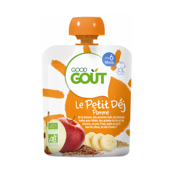 Trio Le Petit Déj Pomme 3 x 70g dès 6 mois