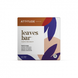 Savon pour les mains Orange cardamome Leaves bar - Attitude