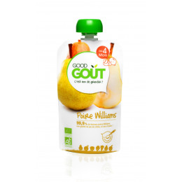 Gourde de fruit : poire william - 120 g - dès 4 mois