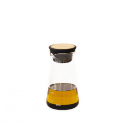 Shaker vinaigrette en verre Noir - Pebbly