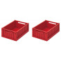 Caisse pliable Weston S 2-pack - Apple red