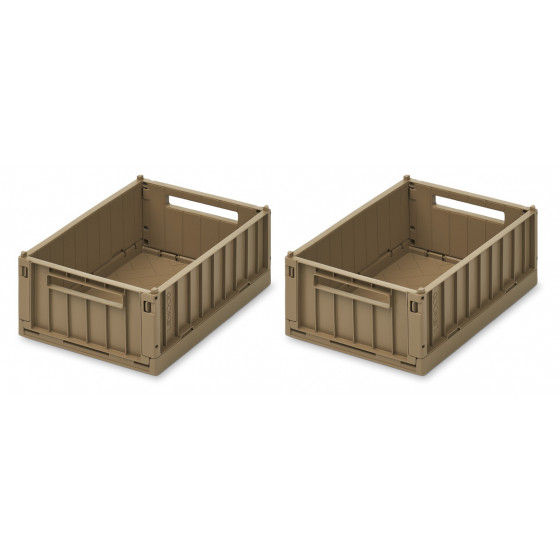 Caisse pliable Weston S 2-pack - Oat