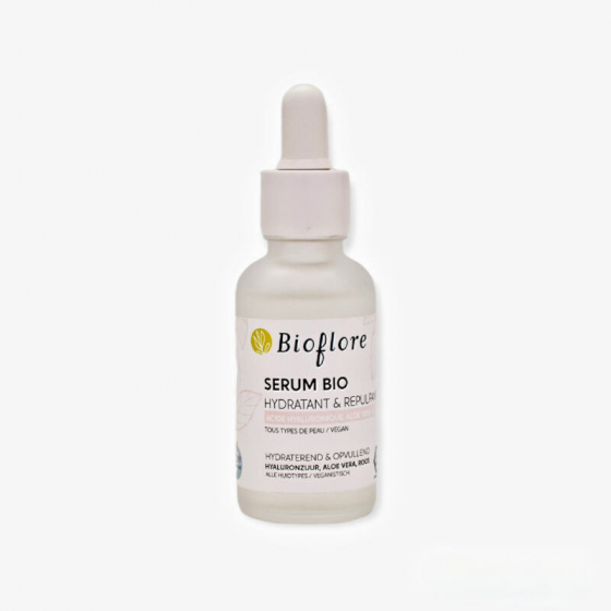 Hydraterend en opvullend organisch serum met hyaluronzuur - 30 ml